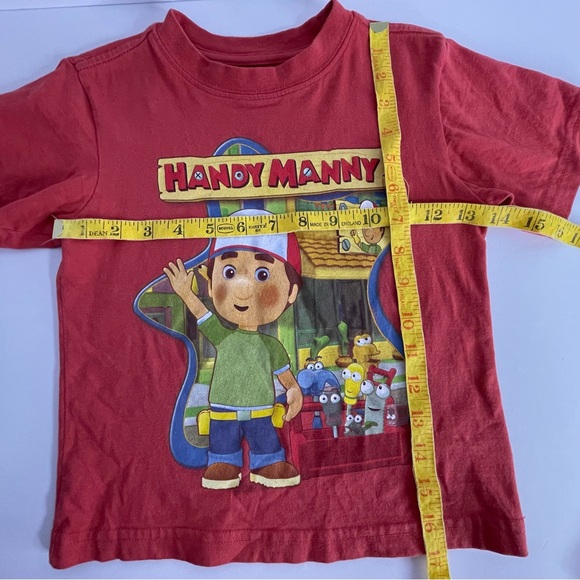 Y2K Disney Store Kids Handy Manny Tee Cotton Crewneck Size 2T/3T ✔️Flaws - Picture 9 of 11